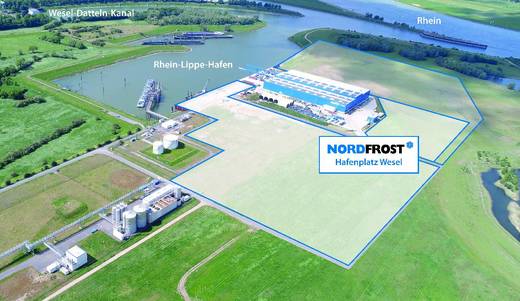 Mehr als Tiefkühlware: Nordfrost baut Logistikzentrum im Hafen Wesel