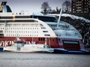 Erstes LNG-Bunkerboot in Stockholm getauft