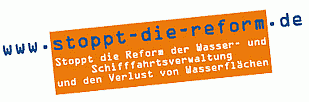 Mit Unterschriften gegen die WSV-Reform