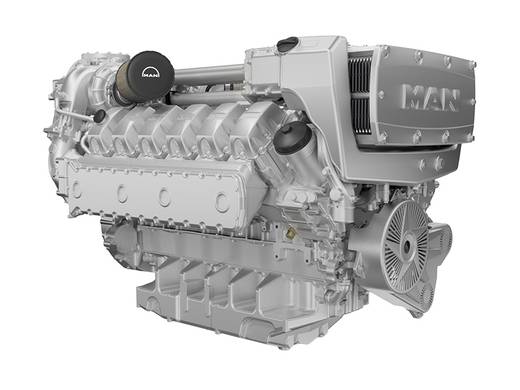 MAN stellt neuen 735-kW-Schiffsdieselmotor vor