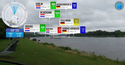 Angetestet: Augmented Reality-App von Marinetraffic.com