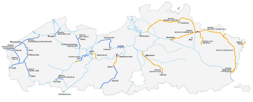 Flandern fördert Transport auf kleinen Wasserstraßen