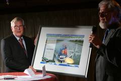 Henk Dekker gewinnt Binnenvaart Telematica Award