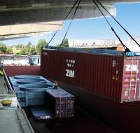 Donau-Containerliniendienst HELO1 befördert 6.600 TEU im ersten Jahr