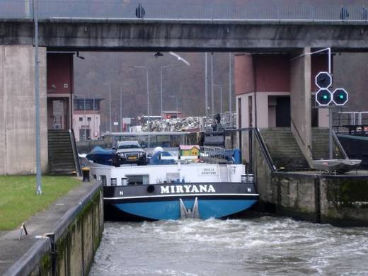 Eine halbe Million Tonnen mehr Ladung auf dem Neckar