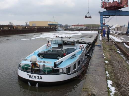 Schiffsumschlag der Sächsischen Binnenhäfen bleibt auf Vorjahresniveau