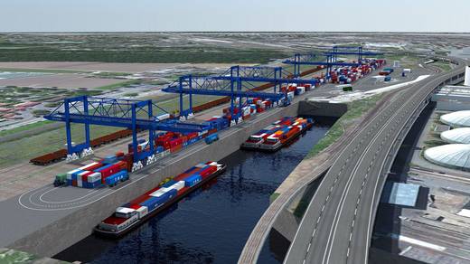 Plangenehmigungsverfahren für Containerterminal Basel Nord eingereicht