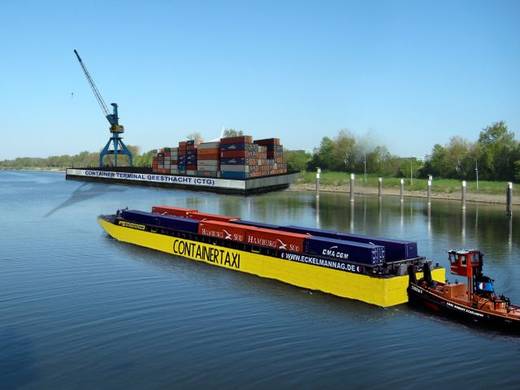 Hafen Geesthacht meldet 15 Prozent mehr Umschlag