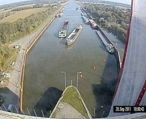 Webcams für das Schiffshebewerk Scharnebeck